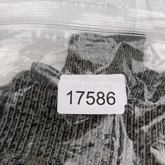 Expressions Intl Sweater‎ Mens XLarge Tan Black Geometric Check Acrylic 90s VTG - Picture 9 of 9